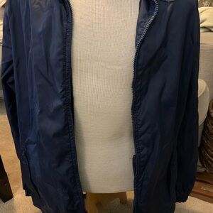 L.L. Bean Vintage 1980’s Men's Deep Blue Windbreaker Jacket Size Large